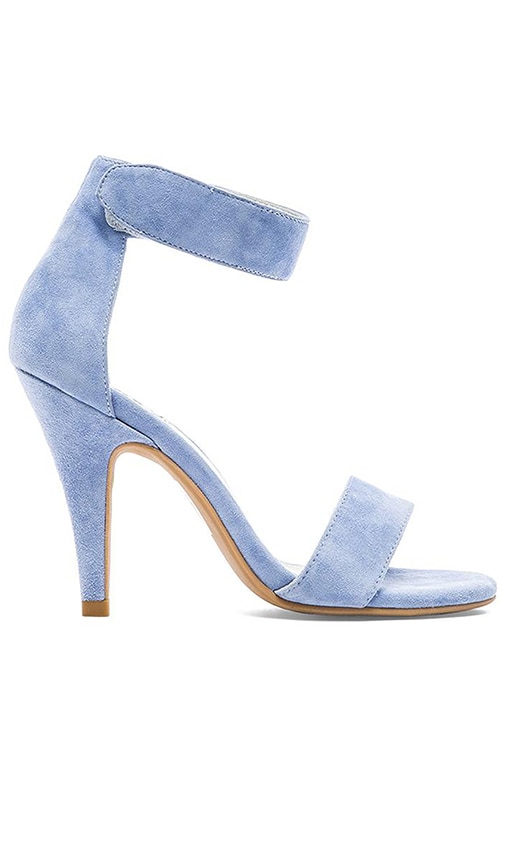 pale blue suede heels