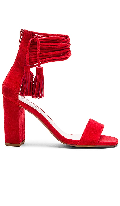 Jeffrey Campbell Formosa Heels in Red Suede | REVOLVE