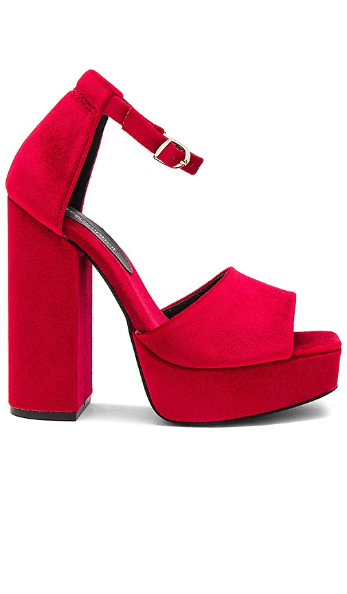 Jeffrey Campbell Mika Heel in Red 