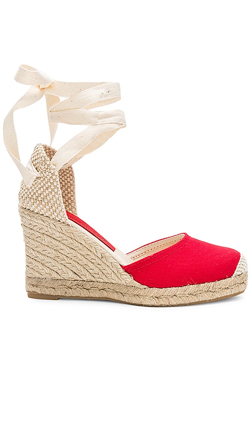 Jeffrey Campbell Adorra Sandal in Red Canvas | REVOLVE