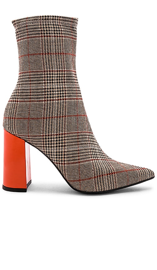 jeffrey campbell siren bootie plaid