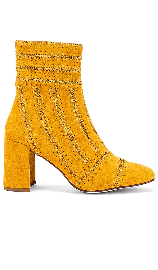 mustard booties