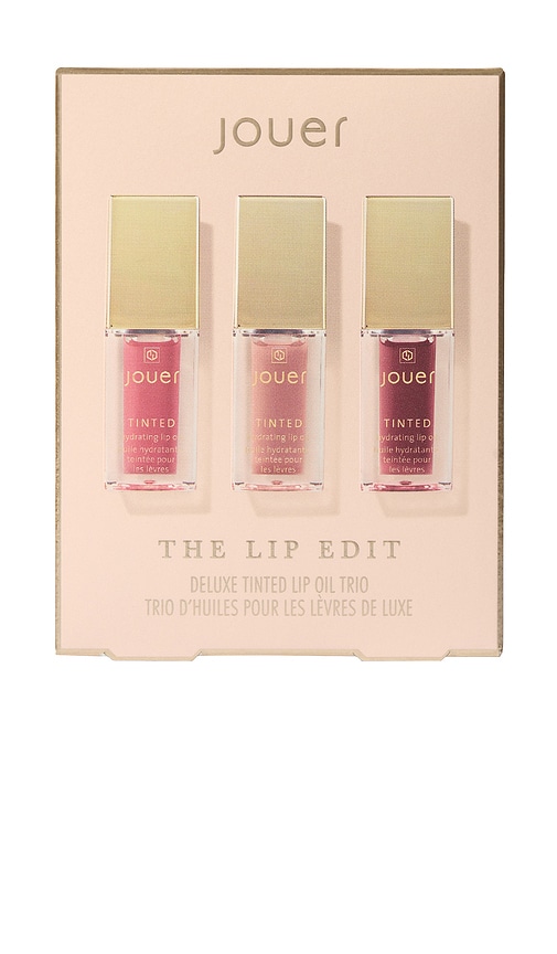 Jouer Cosmetics The Lip Edit Deluxe Tinted Lip Oil Set