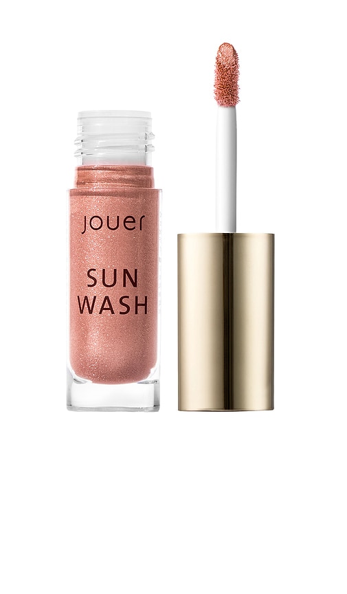 Jouer Cosmetics Sun Wash Liquid Blush in Peche eClat.