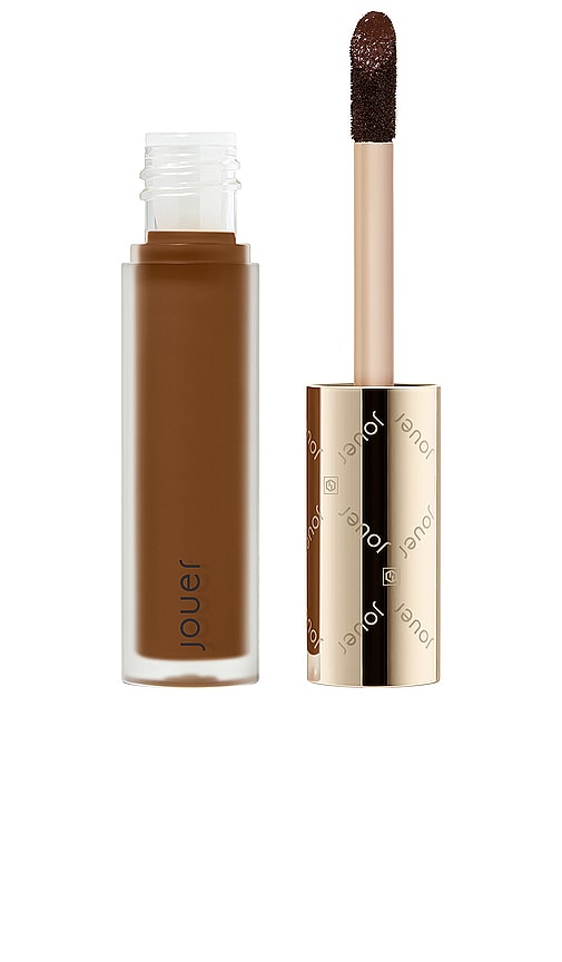 Essential High Coverage Liquid Concealer in Cappuccino.