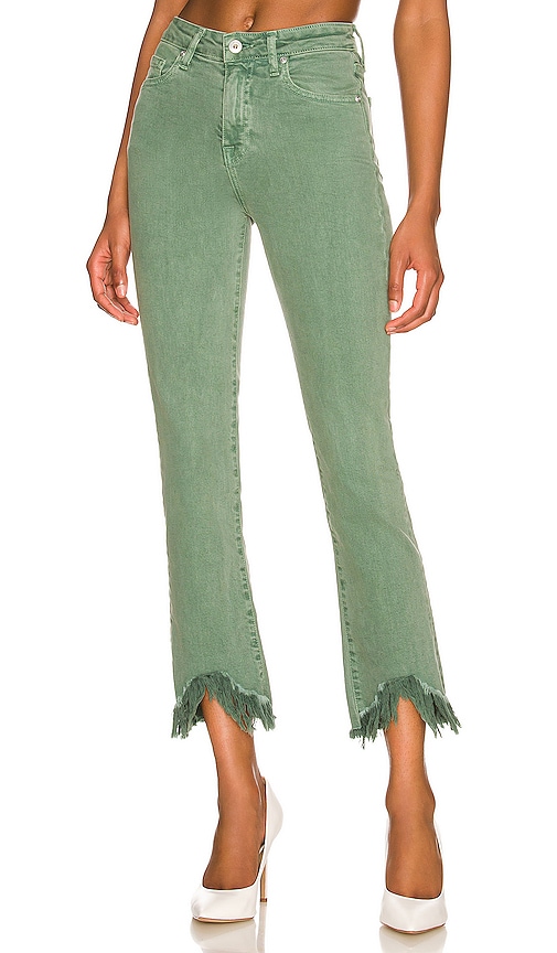 JONATHAN SIMKHAI STANDARD River High Rise Straight in Jade | REVOLVE