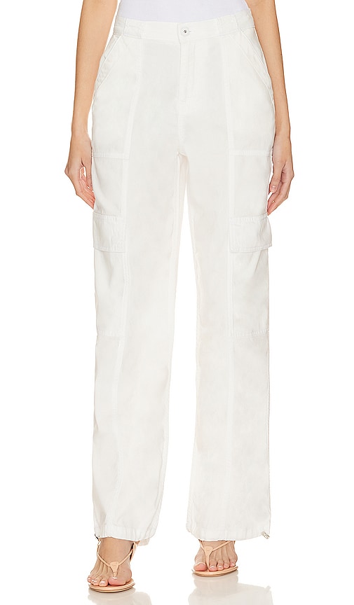 Shop Jonathan Simkhai Standard Calista Utility Pant In White