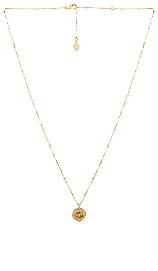 Joy Dravecky Jewelry Daydreamer Pendant Necklace in Metallic Gold.