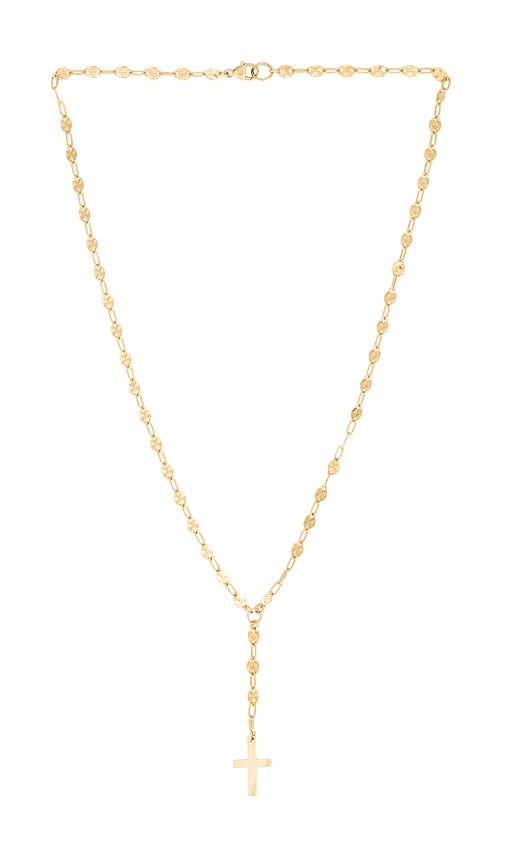 Joy Dravecky Jewelry Slay All Day Lariat Necklace In Gold