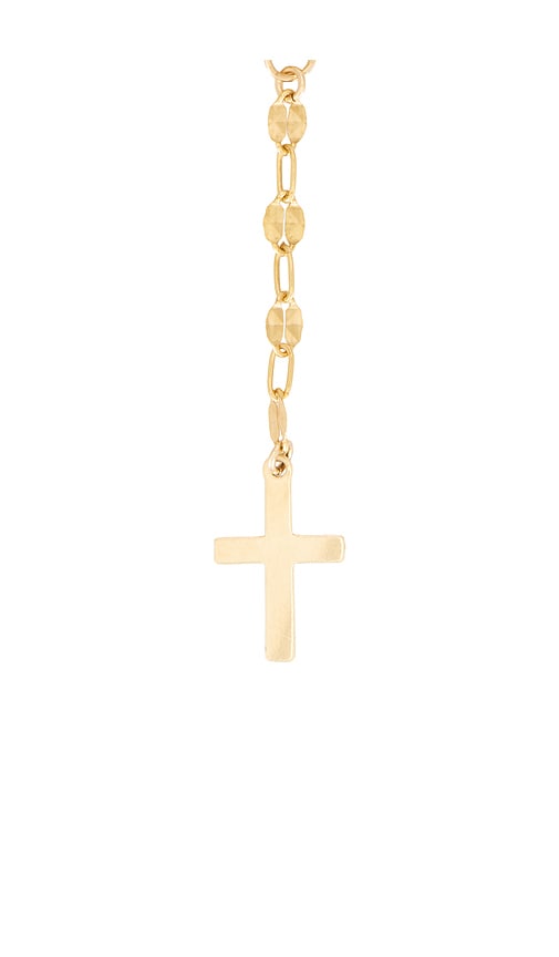 Joy Dravecky Jewelry Slay All Day Lariat Necklace In Gold