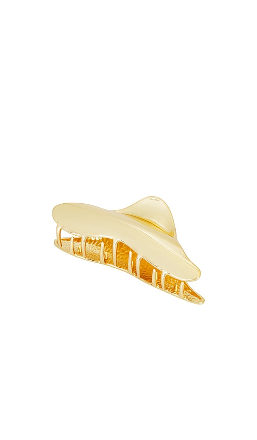 Amira Jaw Clip in Metallic Gold.
