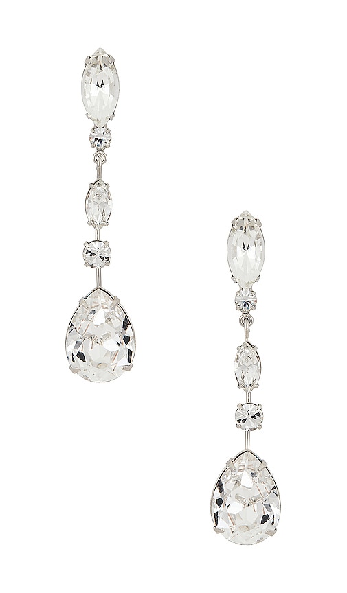 Jennifer Behr Cicely Earrings In Crystal