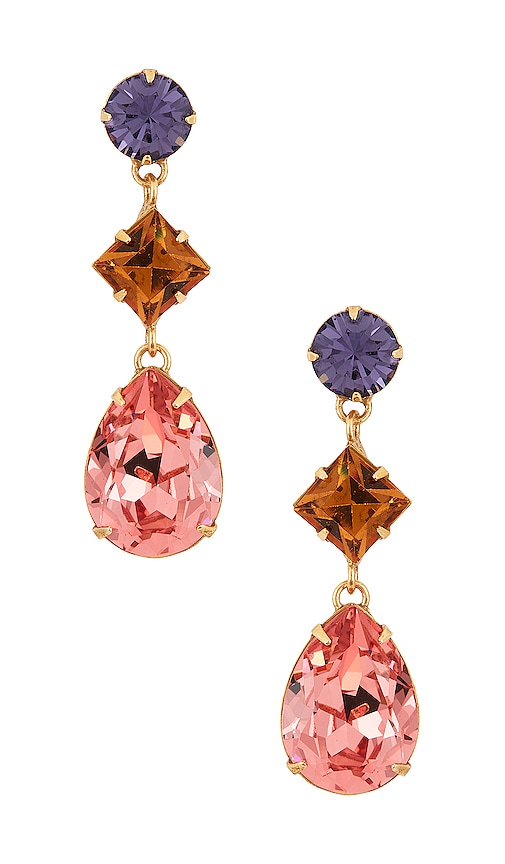 Jennifer Behr Helena Earrings in Paprika