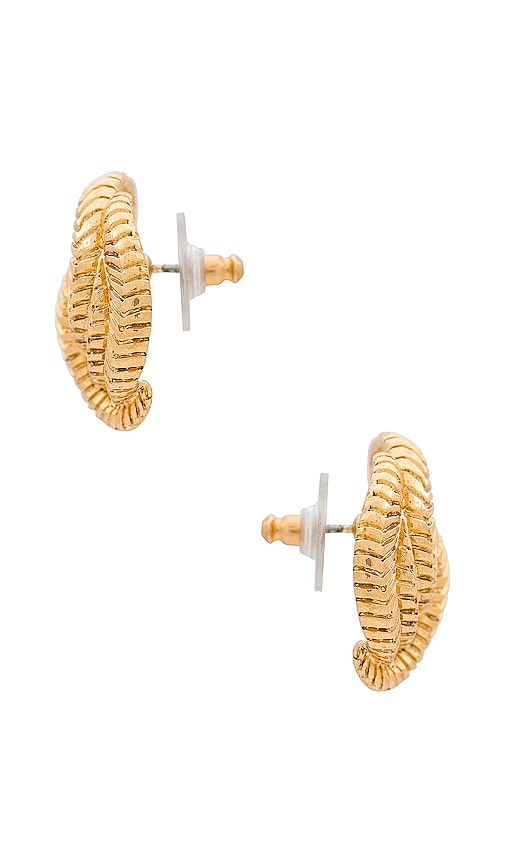 Shop Jennifer Behr Elaina Stud Earrings In Gold