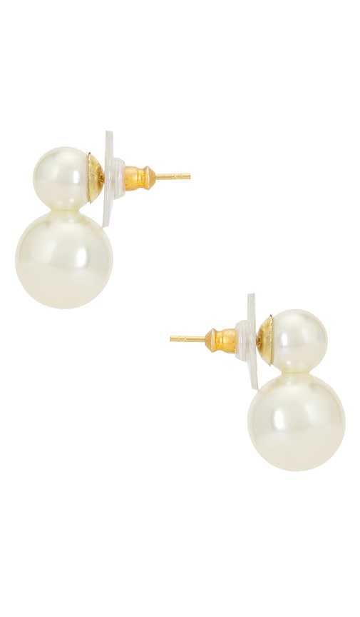 Jennifer Behr Iris Pearl-detail Earrings In Ivory