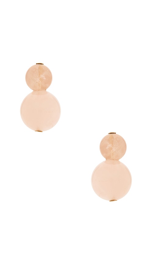 Cara Earrings in Rose.