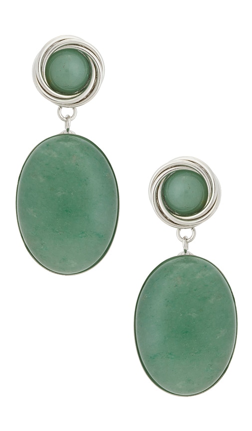 Jennifer Behr Ruthie Earrings in Aventurine