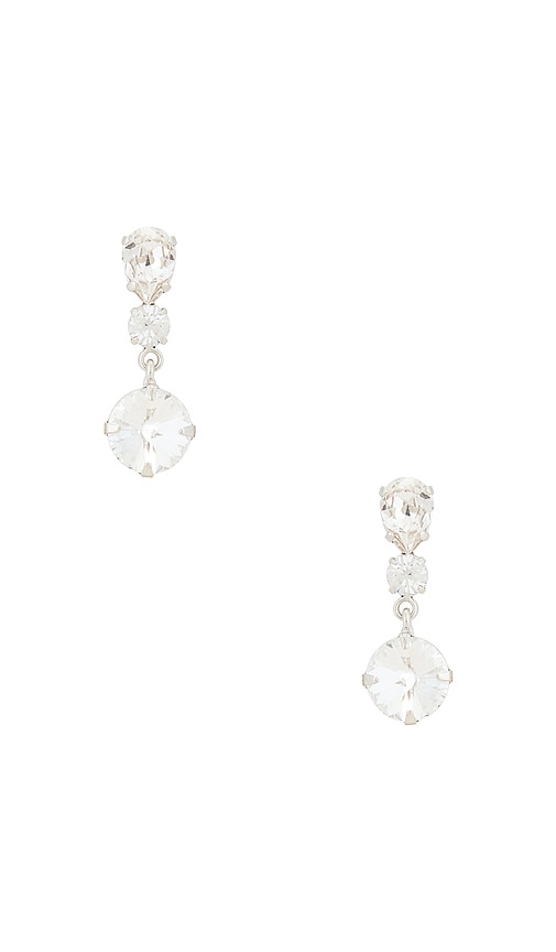 Jennifer Behr BOUCLES DOREILLES PENDANTES TRYSTAN en Metallic Silver 275 €