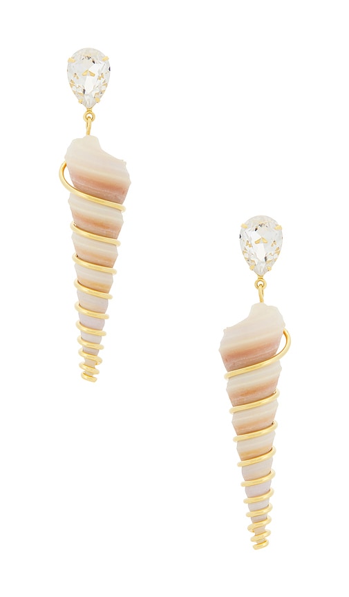 Jennifer Behr Zingaro Earrings in Ivory.