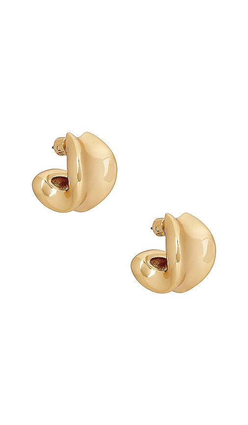 Jenny Bird Chunky Doune Hoop Earrings In Gold