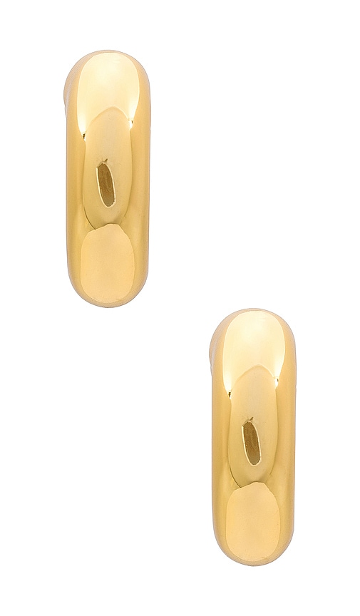  Jenny Bird Grosse Kreolen Tome In Metallic Gold. 