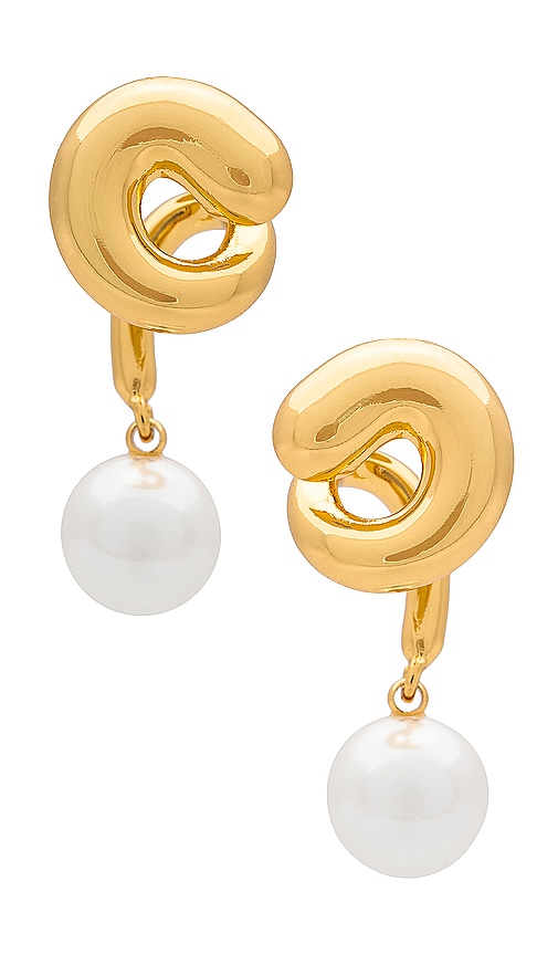 Shop Jenny Bird Daphne Earring In 金色