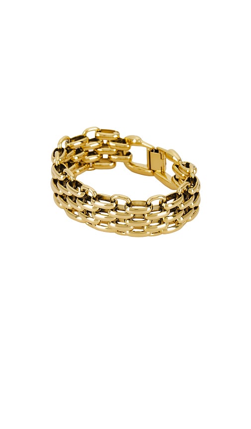 Shop Jenny Bird Penelope Bracelet In Metallic Gold