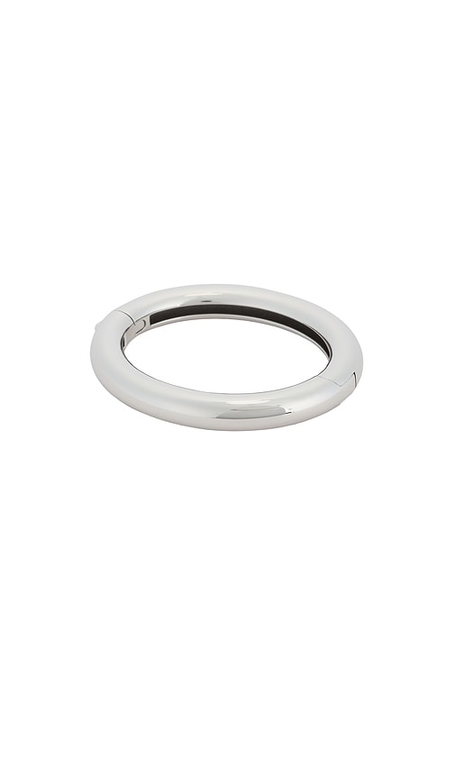 Jenny Bird Gia Mega Bangle In Metallic Silver