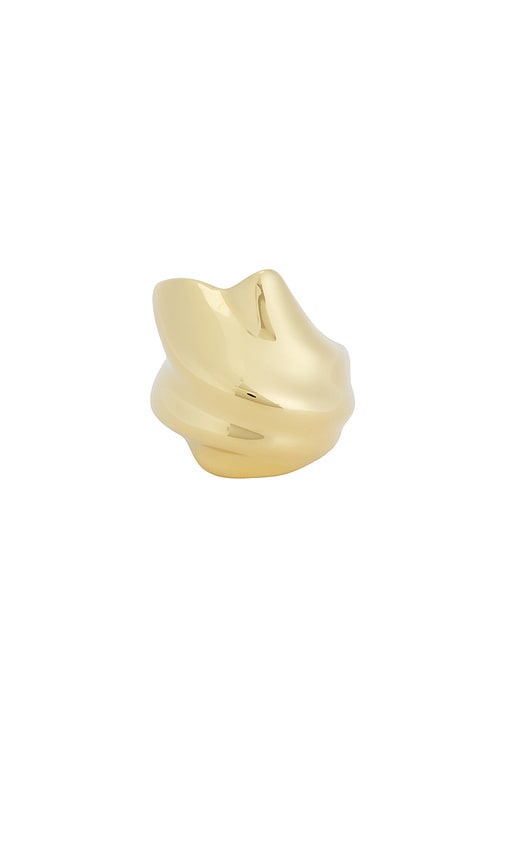 Lydia Ring in Metallic Gold. - size 8 (also in 5, 6, 7)