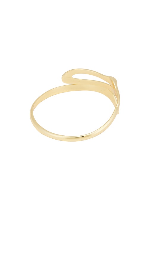  Jenny Bird Armreif Egret In Metallic Gold. 