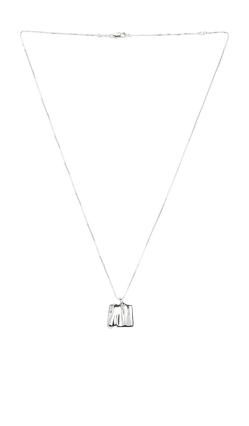 Jenny Bird Sundra Pendant Necklace In Gray