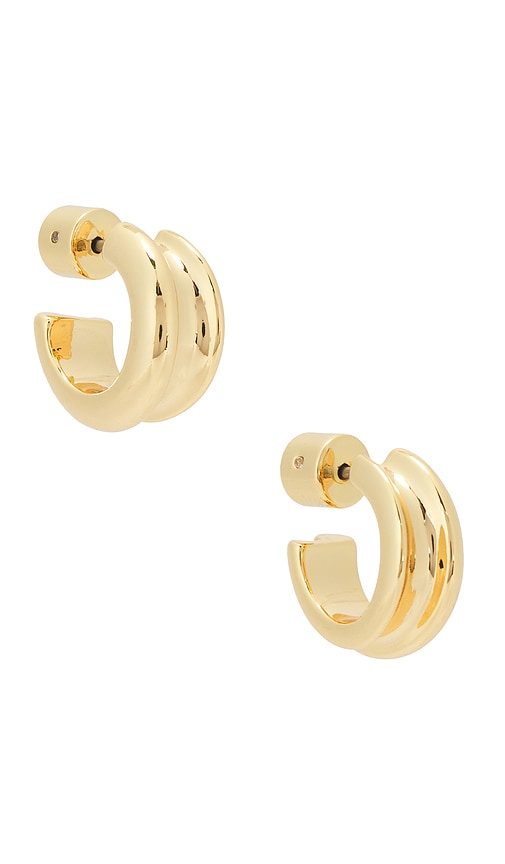 Jenny Bird Mini Lennon Hoops In Gold