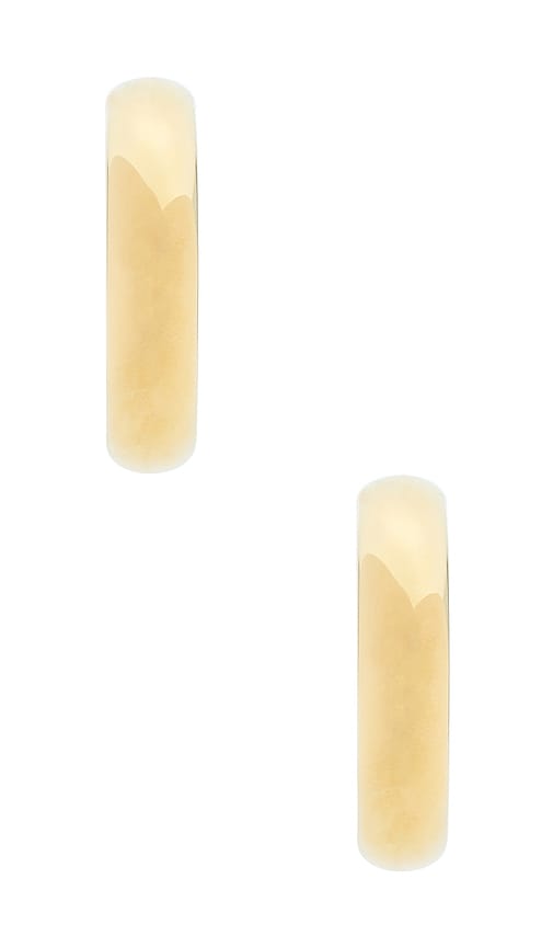  Jenny Bird Creolen Staple In Metallic Gold. 