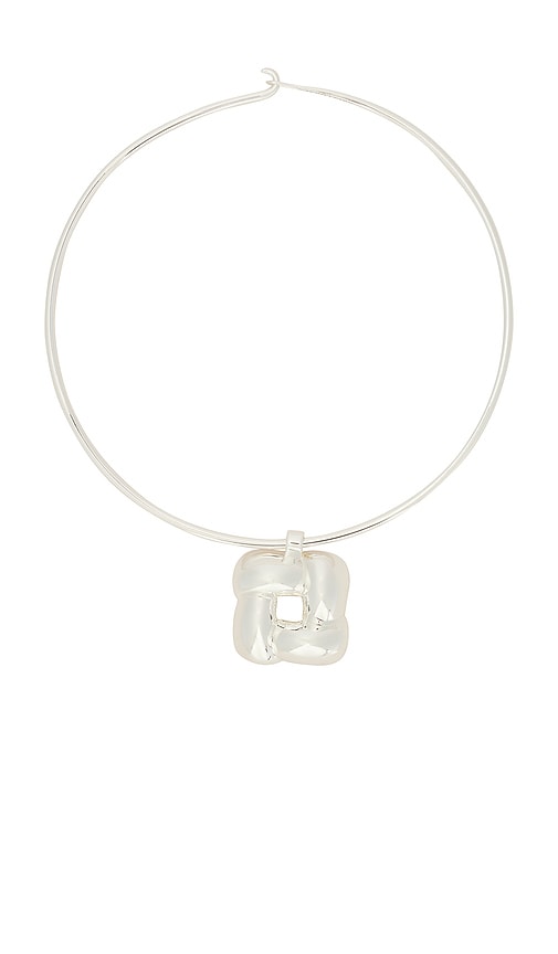 Woven Square Collar Necklace