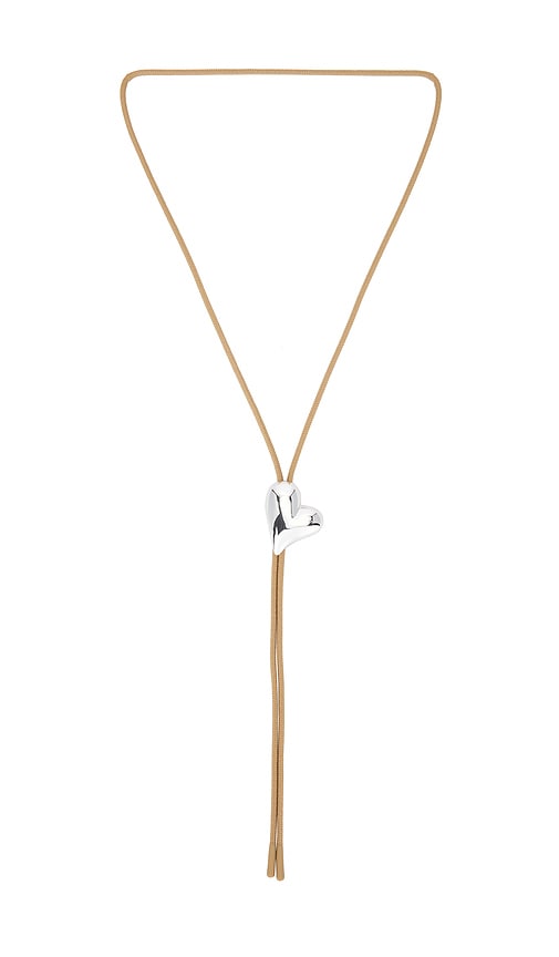 Art Heart Bolo Tie Necklace