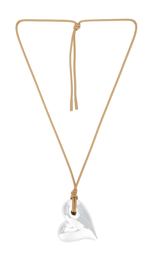 Mega Art Heart On A String Necklace