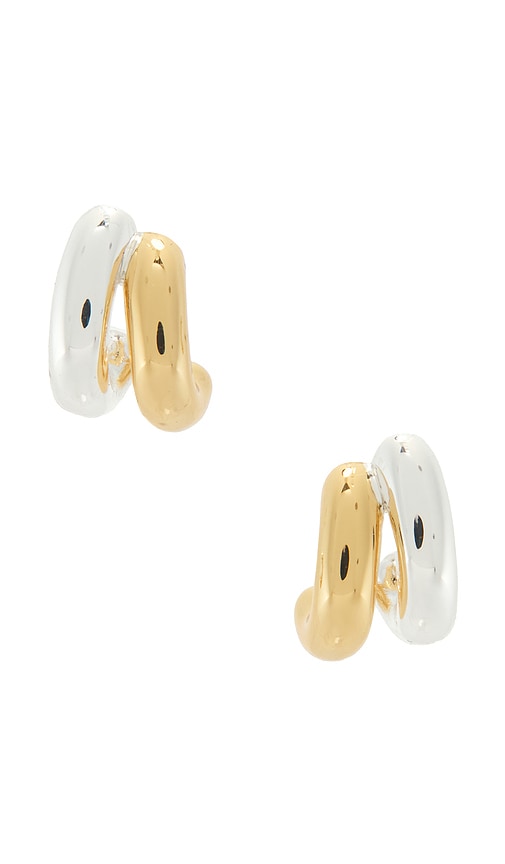 Mini Florence Two Tone Earrings