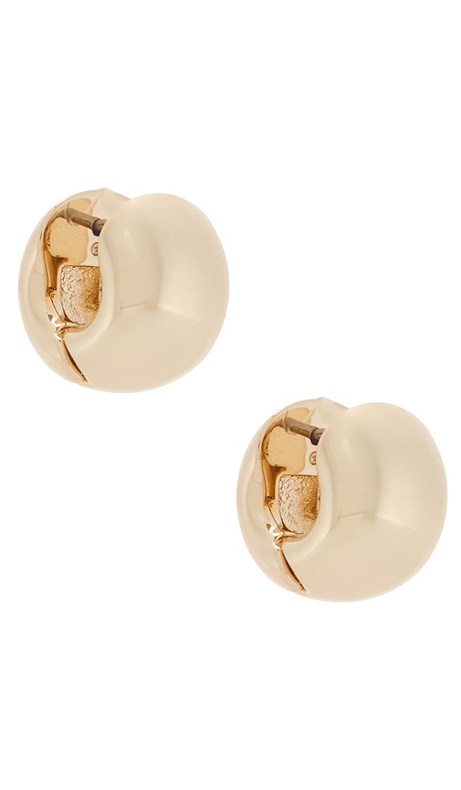 Mini Gemma Hoops by Jenny Bird Jewelry in Gold