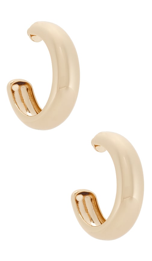 Large Gia Hoops by Jenny Bird Jewelry in Gold