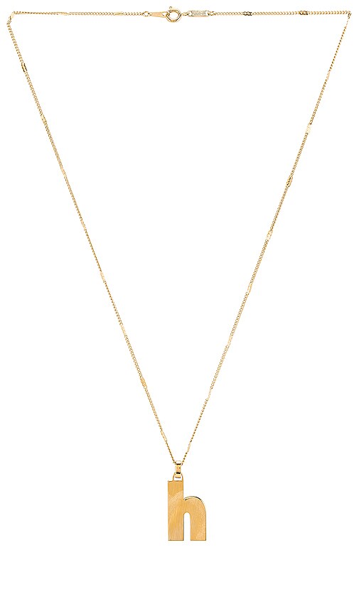 Modernist Monogram Pendant H