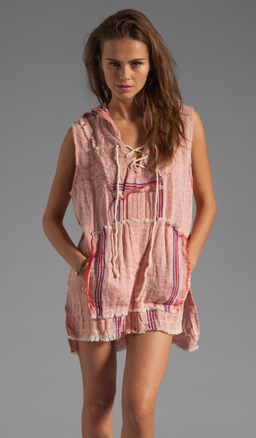 Sleeveless Biarritz Beach Hoodie Tunic