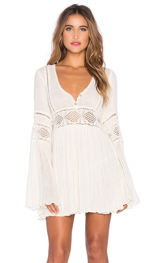 Jen's Pirate Booty Enchanted Babydoll Dress in Natural | REVOLVE