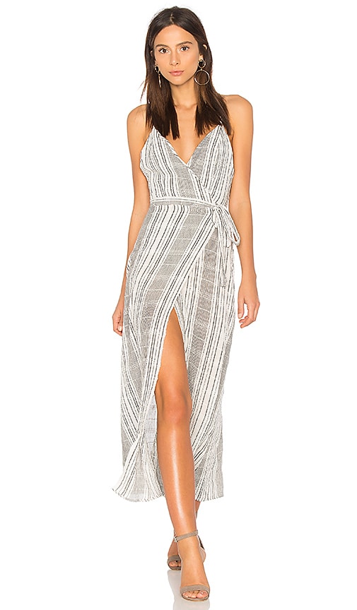 Stripe Jana Wrap Dress