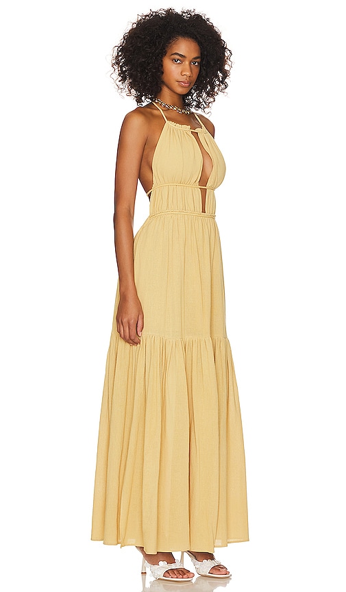 Shop Jen's Pirate Booty Paia Altair Maxi Dress In Tan