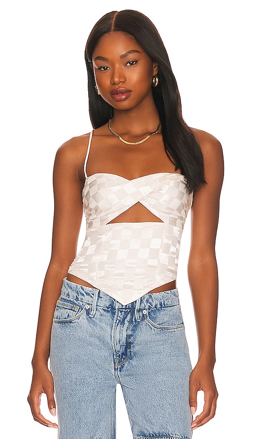 Jen's Pirate Booty Toy Machine Top in White | REVOLVE