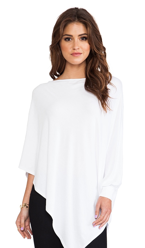 James & Joy Poncho Top in White | REVOLVE