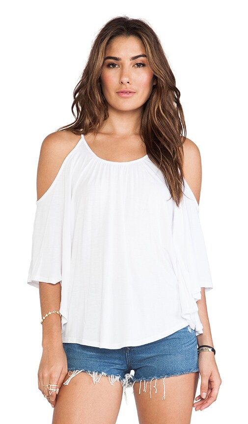 open shoulder top