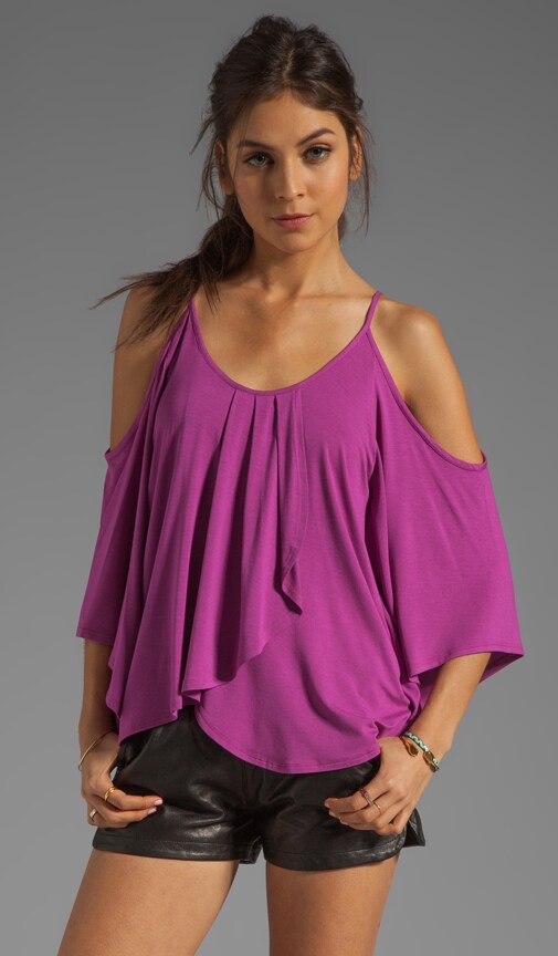 Tanya Open Shoulder Batwing Top