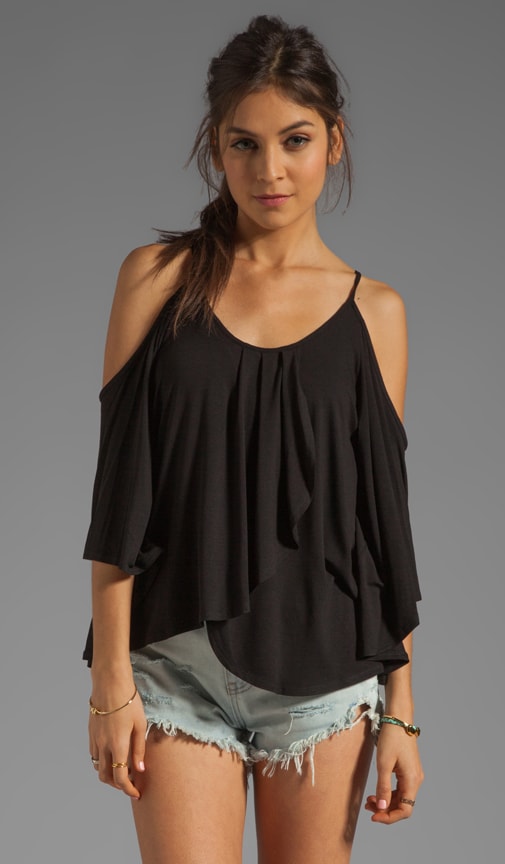 Tanya Open Shoulder Batwing Top