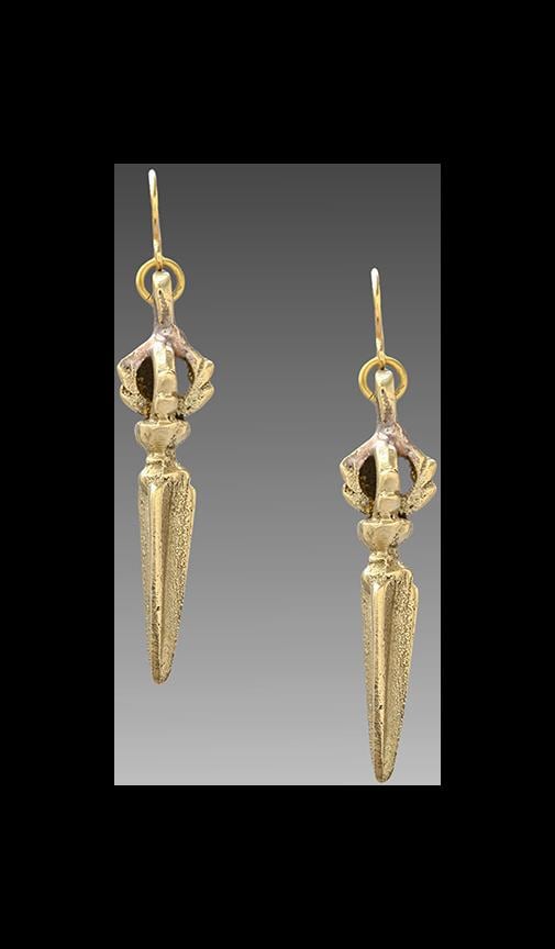 Vanessa Mooney Blade Of The Crown Earrings